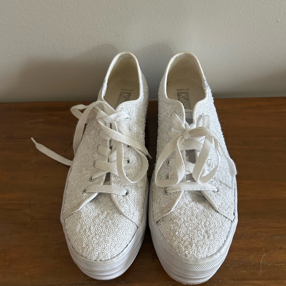 Keds White sequin Sneakers